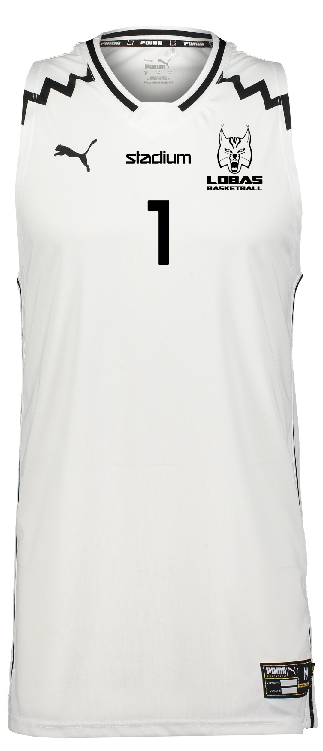 
PUMA, 
Hoops Team Game Jersey, 
Detail 1
