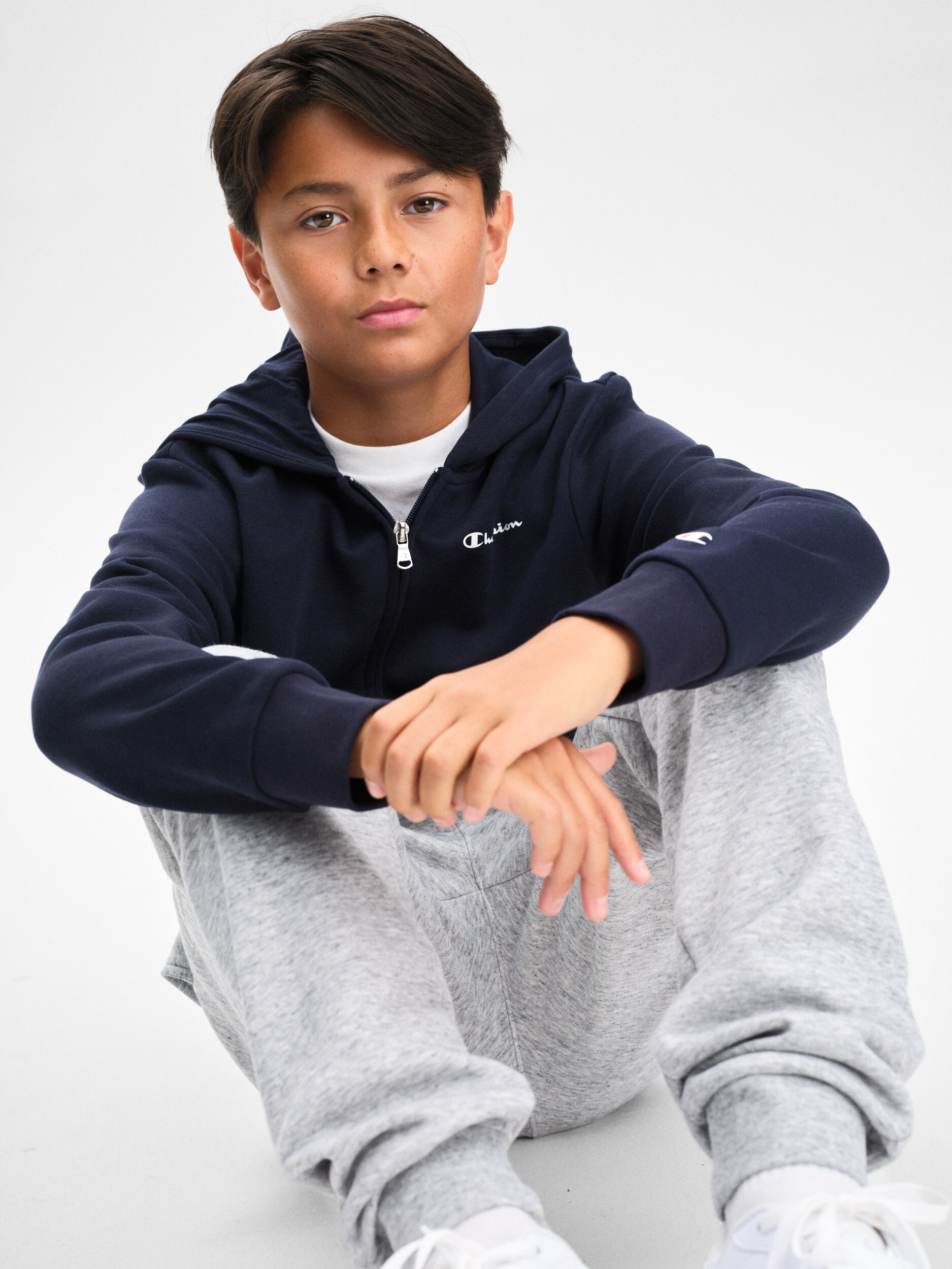 CHAMPION, J HOODED FULL ZIP SWEATSHIRT