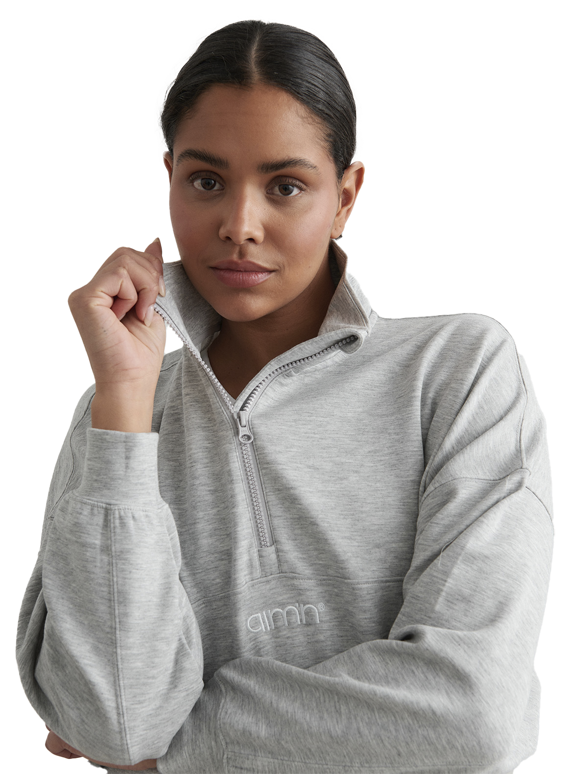 AIM&acute;N, W COMFY MODAL HALF ZIP