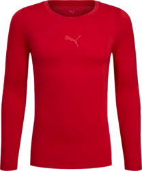 TEAMLIGA26 BASELAYER TEE LS JR - PUMA RED Standard Small1x1