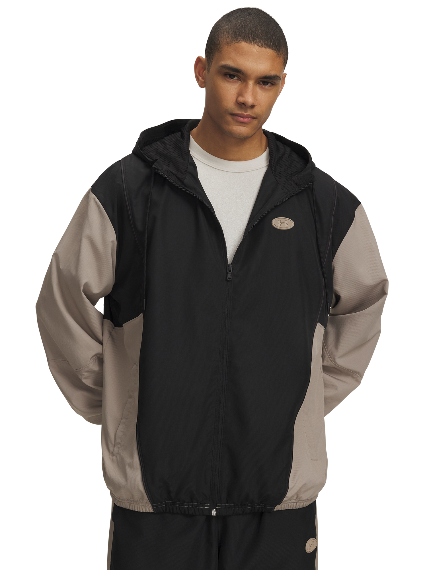 UNDER ARMOUR, M RIVAL WOVEN CB JACKET