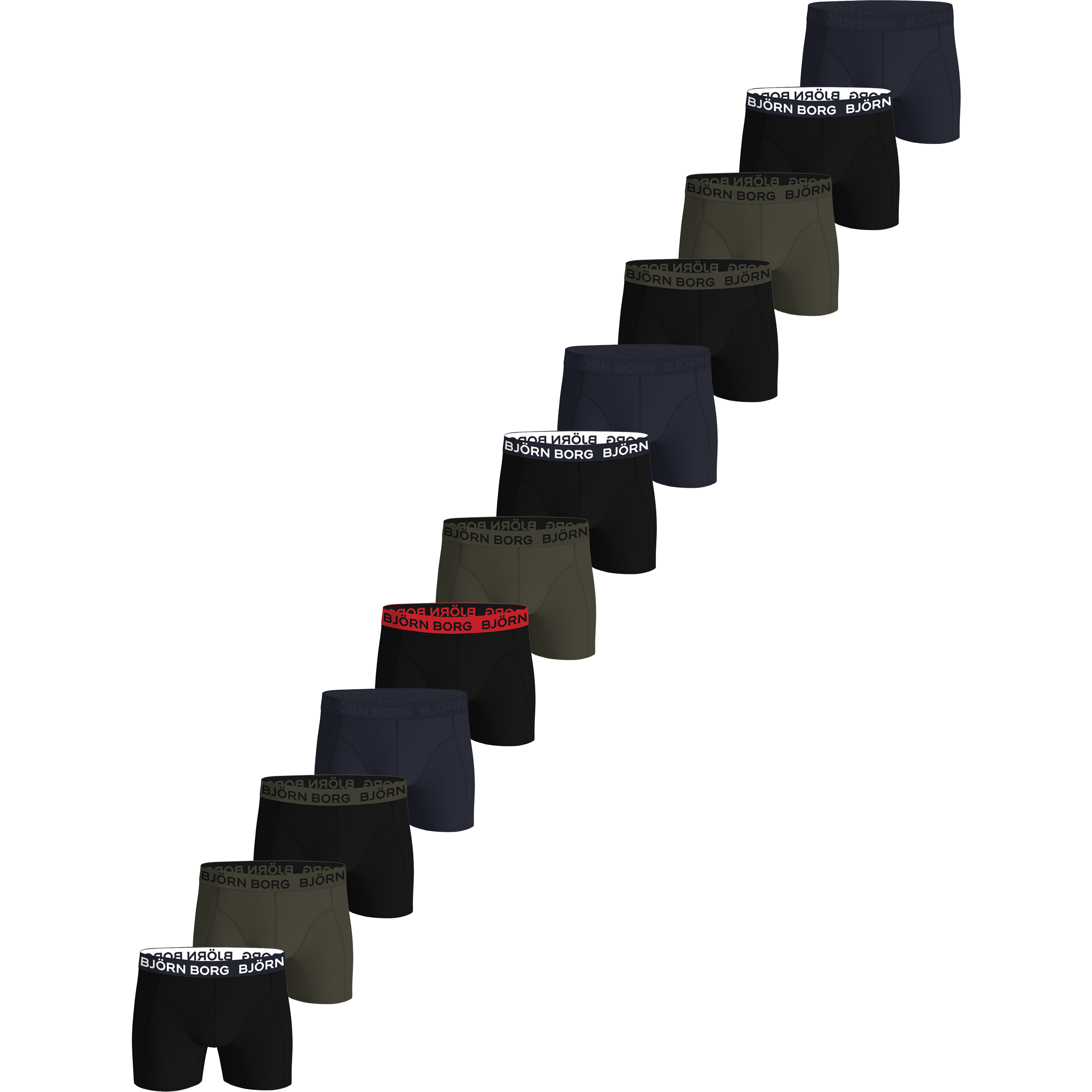 
BJ&Ouml;RN BORG, 
M Cotton Stretch Boxer 12p, 
Detail 1
