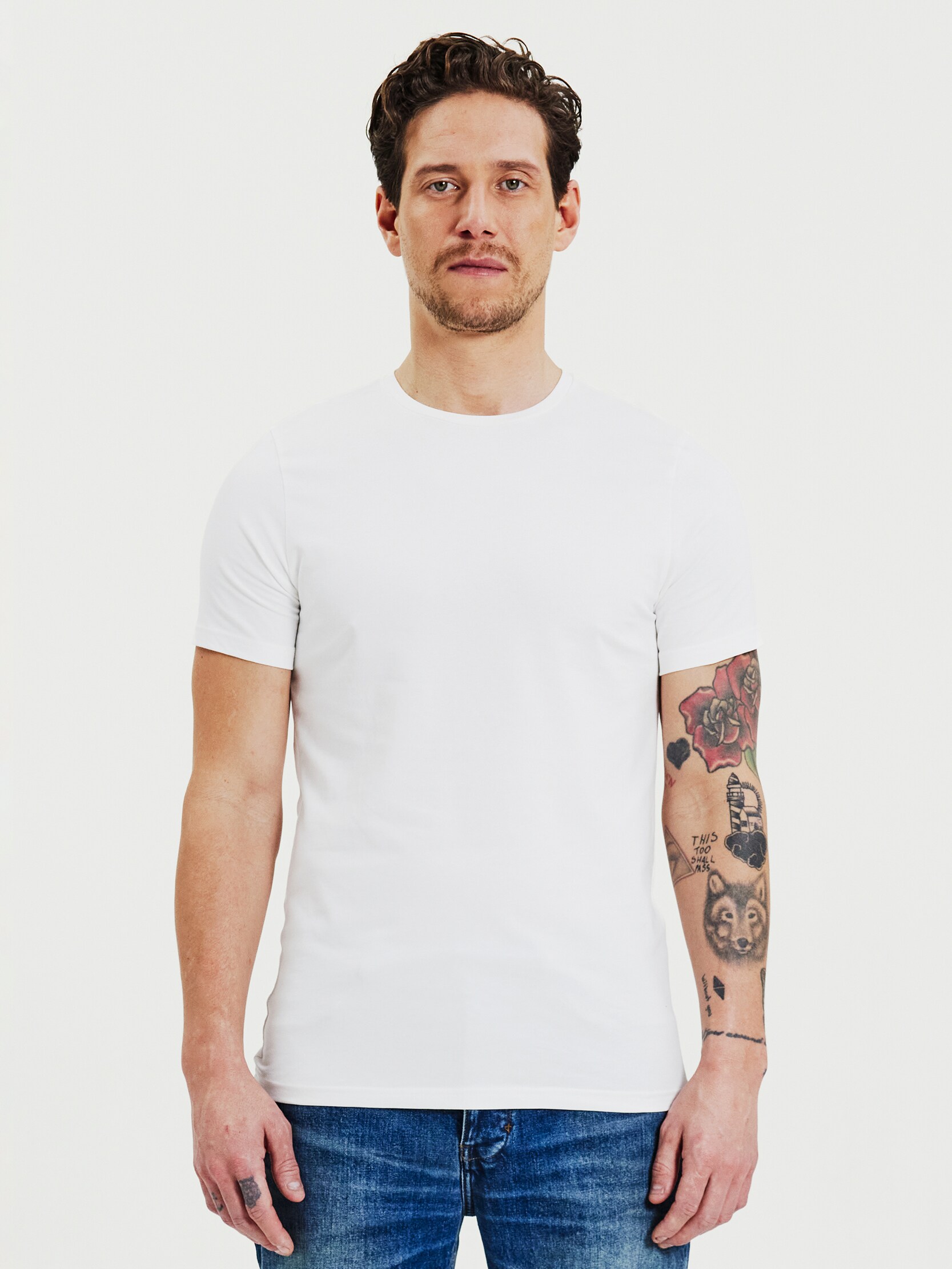 
BREAD & BOXERS, 
M 2 PACK CREW NECK, 
Detail 1
