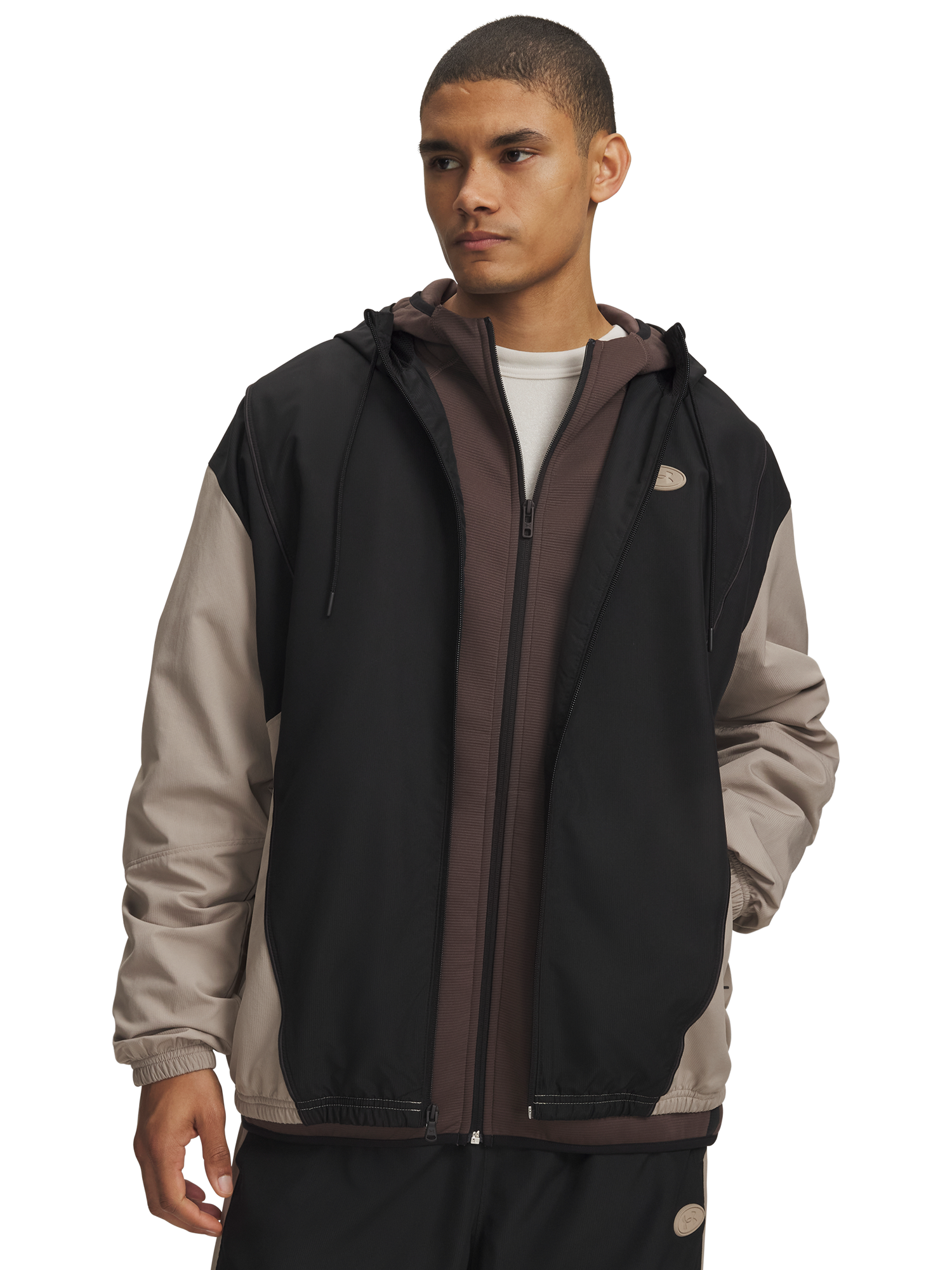 
UNDER ARMOUR, 
M RIVAL WOVEN CB JACKET, 
Detail 1
