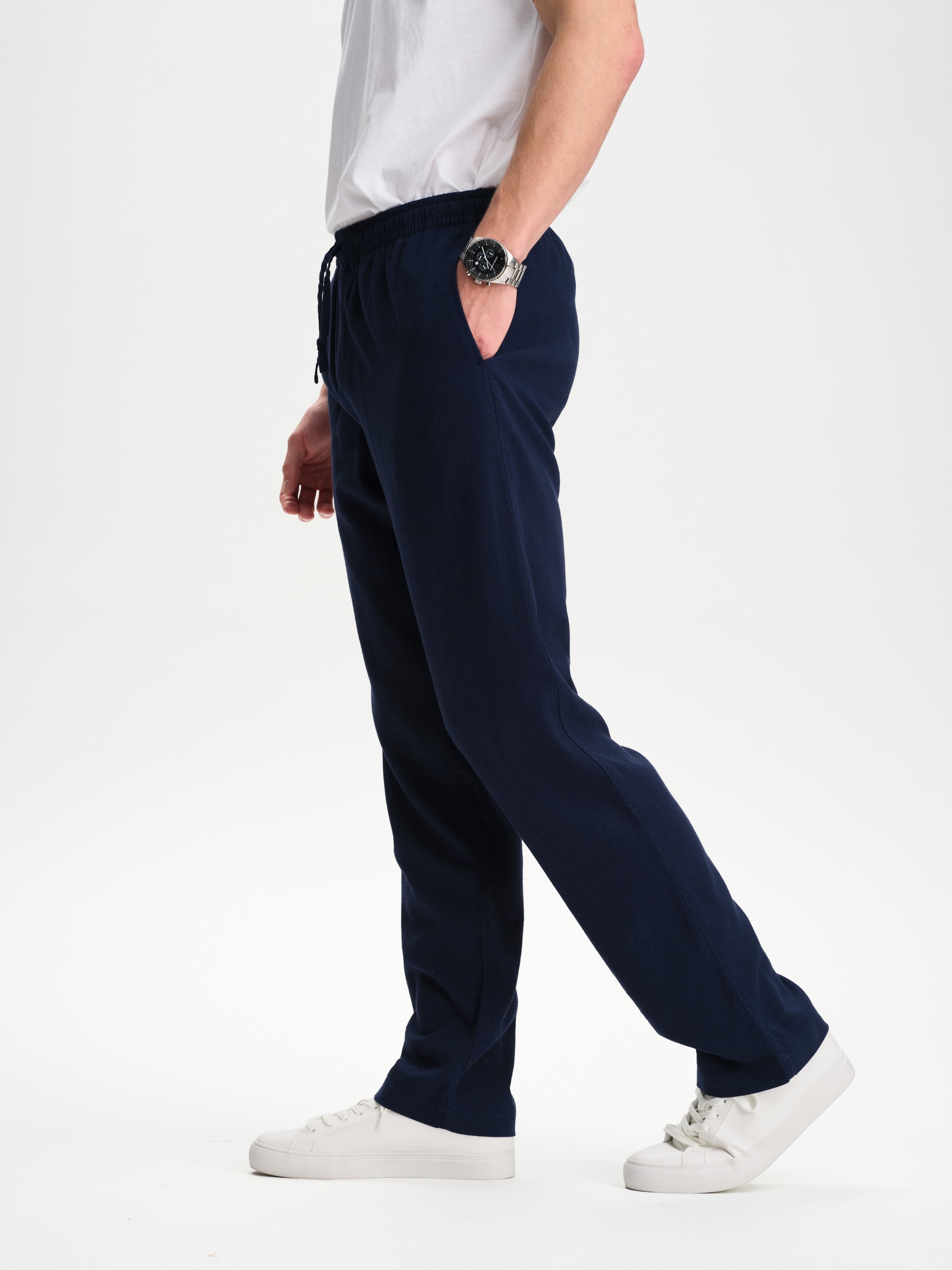 RACE MARINE, M COAST LINEN PANT