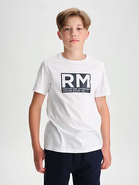 405254101101 RACE MARINE J Sea Graphic Tee 405254101101 RACE MARINE J Sea Graphic Tee Model01 Detail