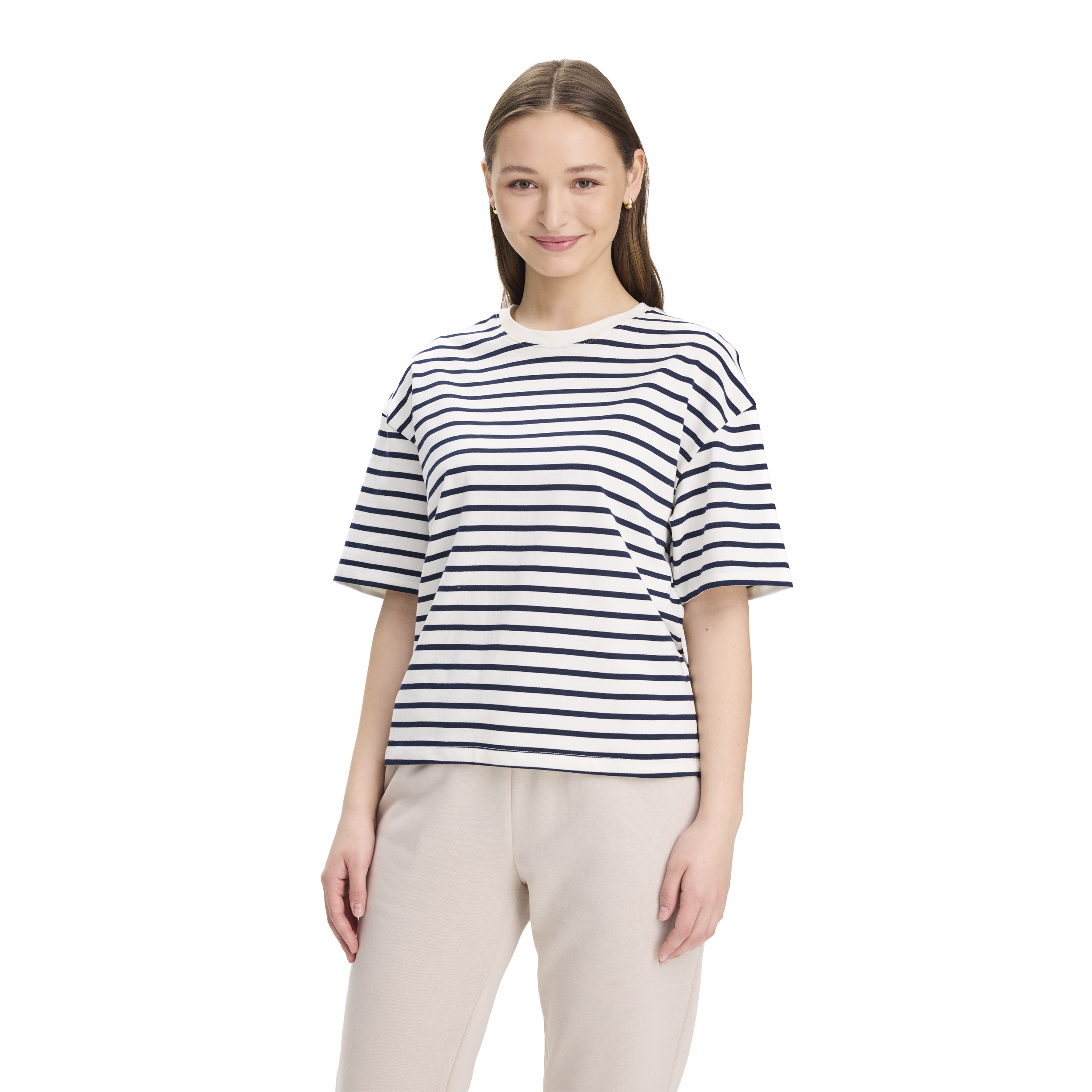 
TAKEOFF, 
Boxy Tee W, 
Detail 1
