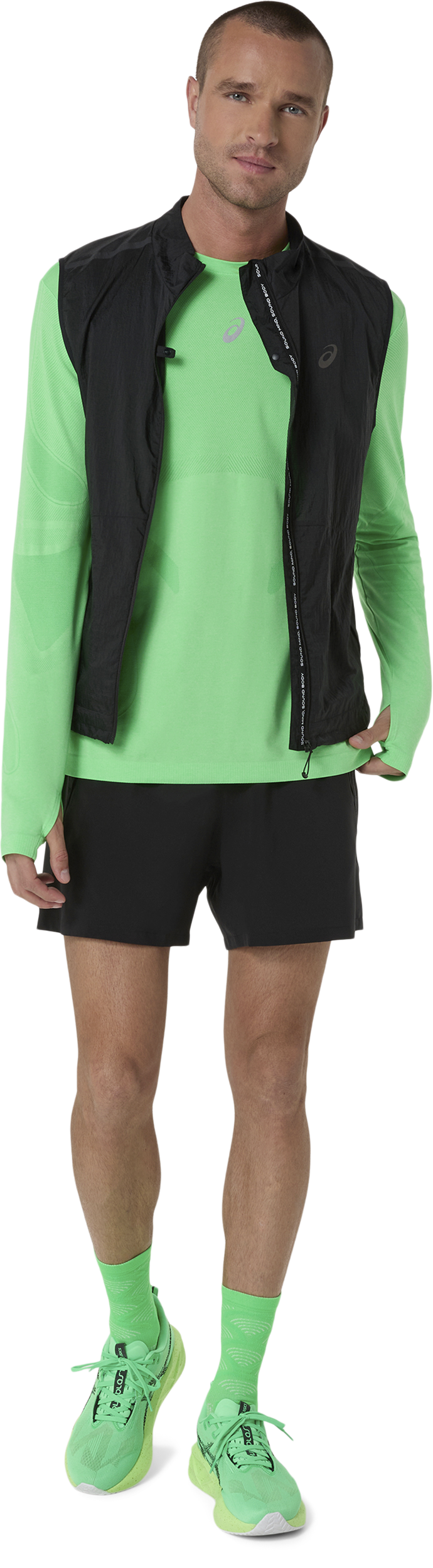 ASICS, M ROAD SEAMLESS LS TOP