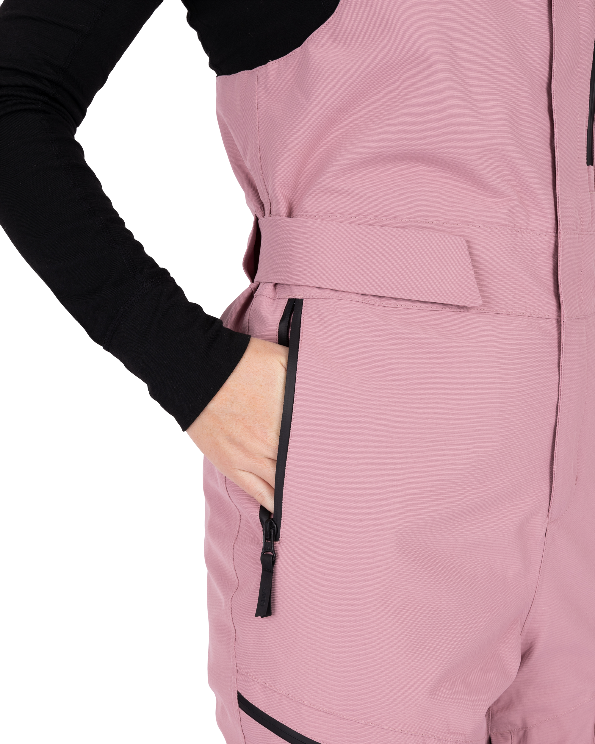 COLOUR WEAR, W Slash Bib Pants