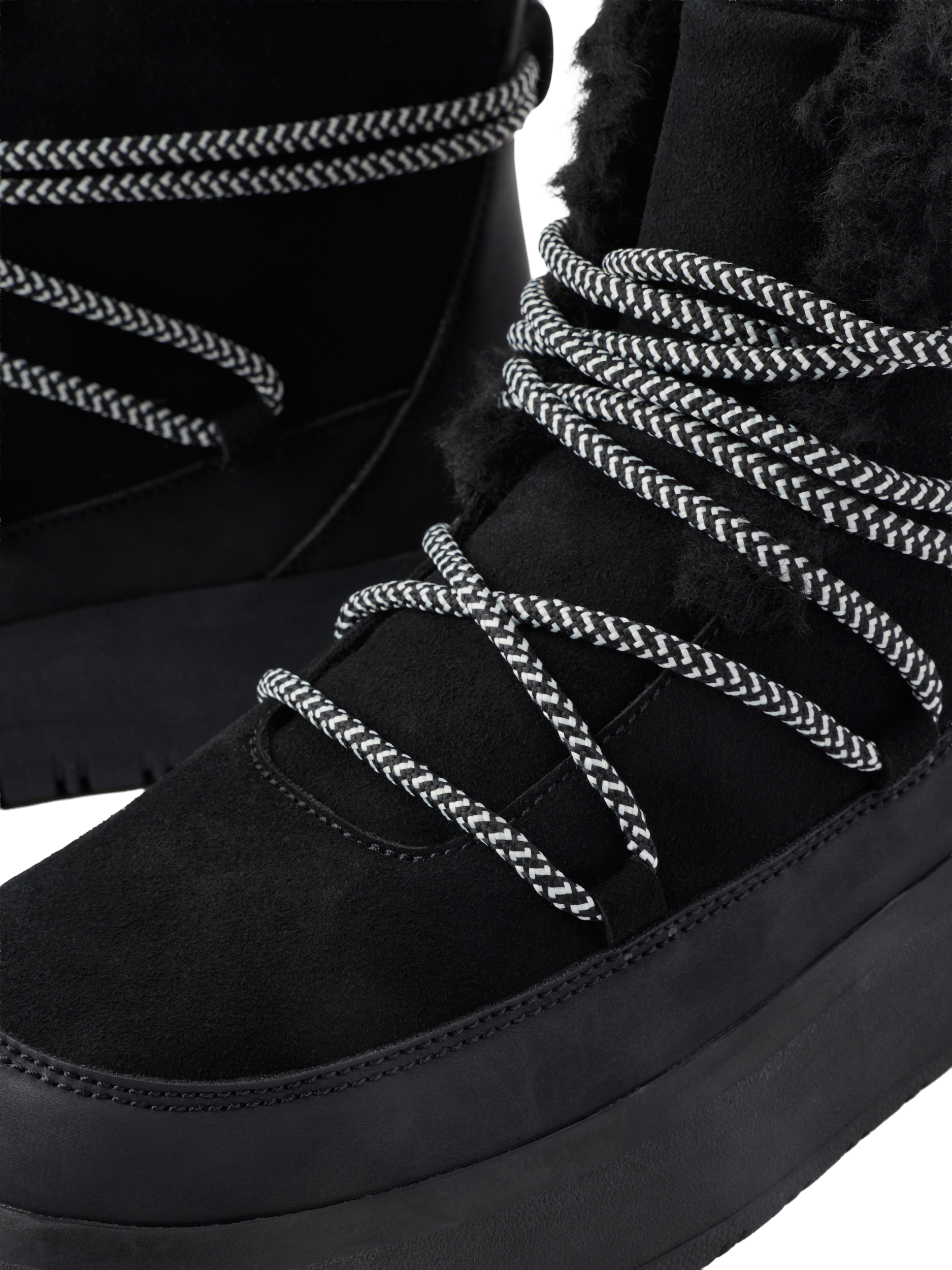 BJ&Ouml;RN BORG, W WOOLY LACE UP