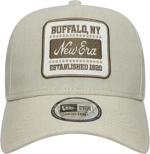 NEW ERA, OVAL PATCH LINEN EFRAME NEWER