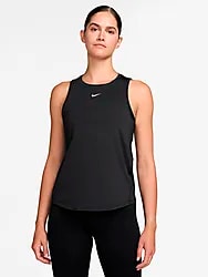 NIKE ONE CLASSIC WOMEN'S DRI-FIT TA - BLACK/WHITE Model01 Small1x1