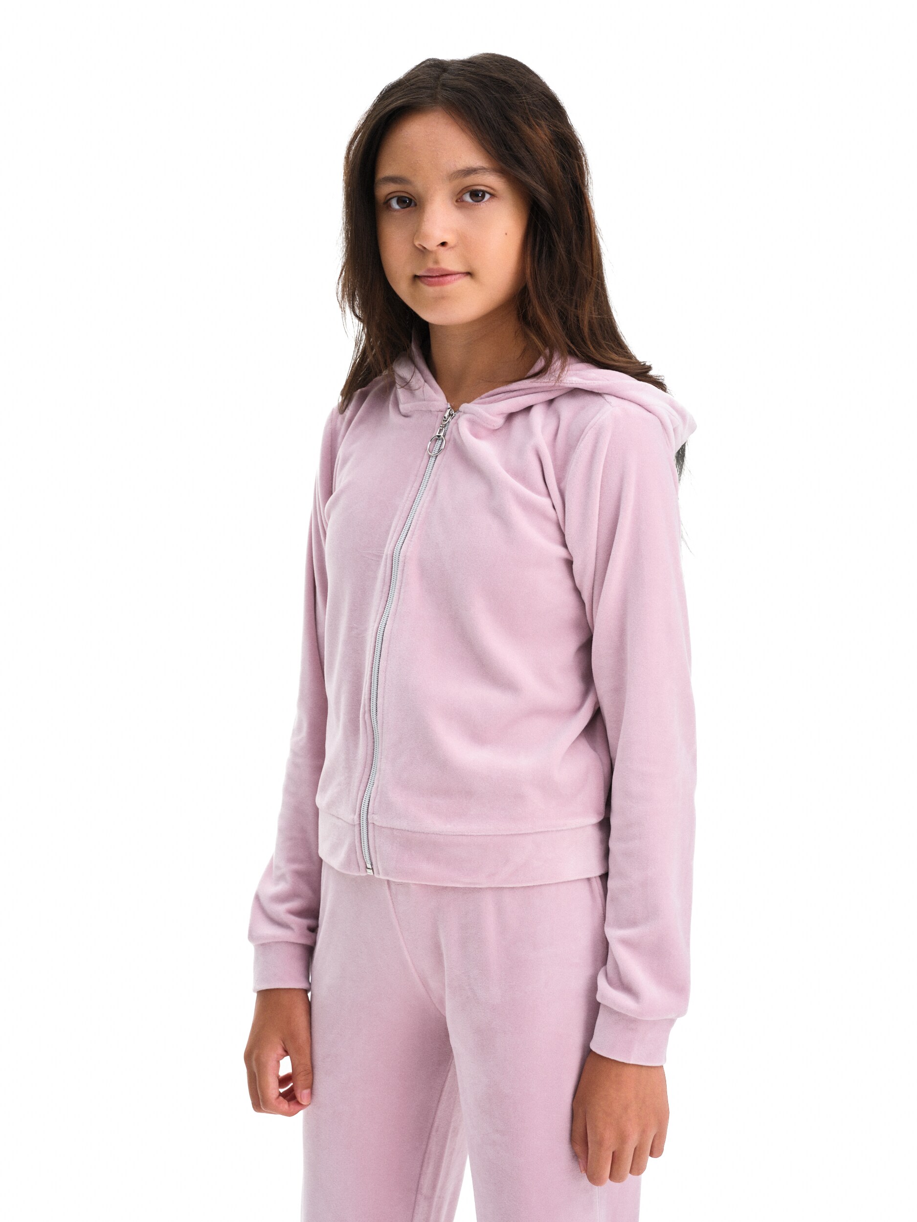 
REACTION, 
Velour Full Zip Jr, 
Detail 1
