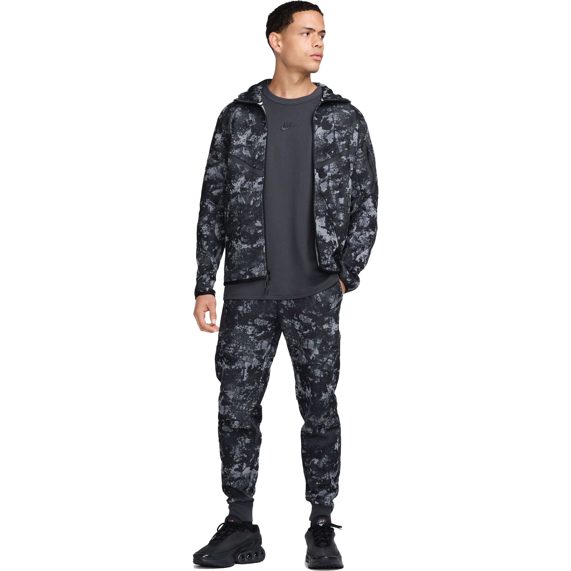 NIKE, M Tch Flc Jggr Gel Camo