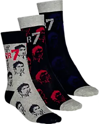 703838101101 CR7  Ronaldo Socks 3p Jr 703838101101 CR7 Ronaldo Socks 3p Jr  Standard Small1x1
