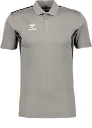 Authentic Functional Polo - Grey Melange Standard Small1x1