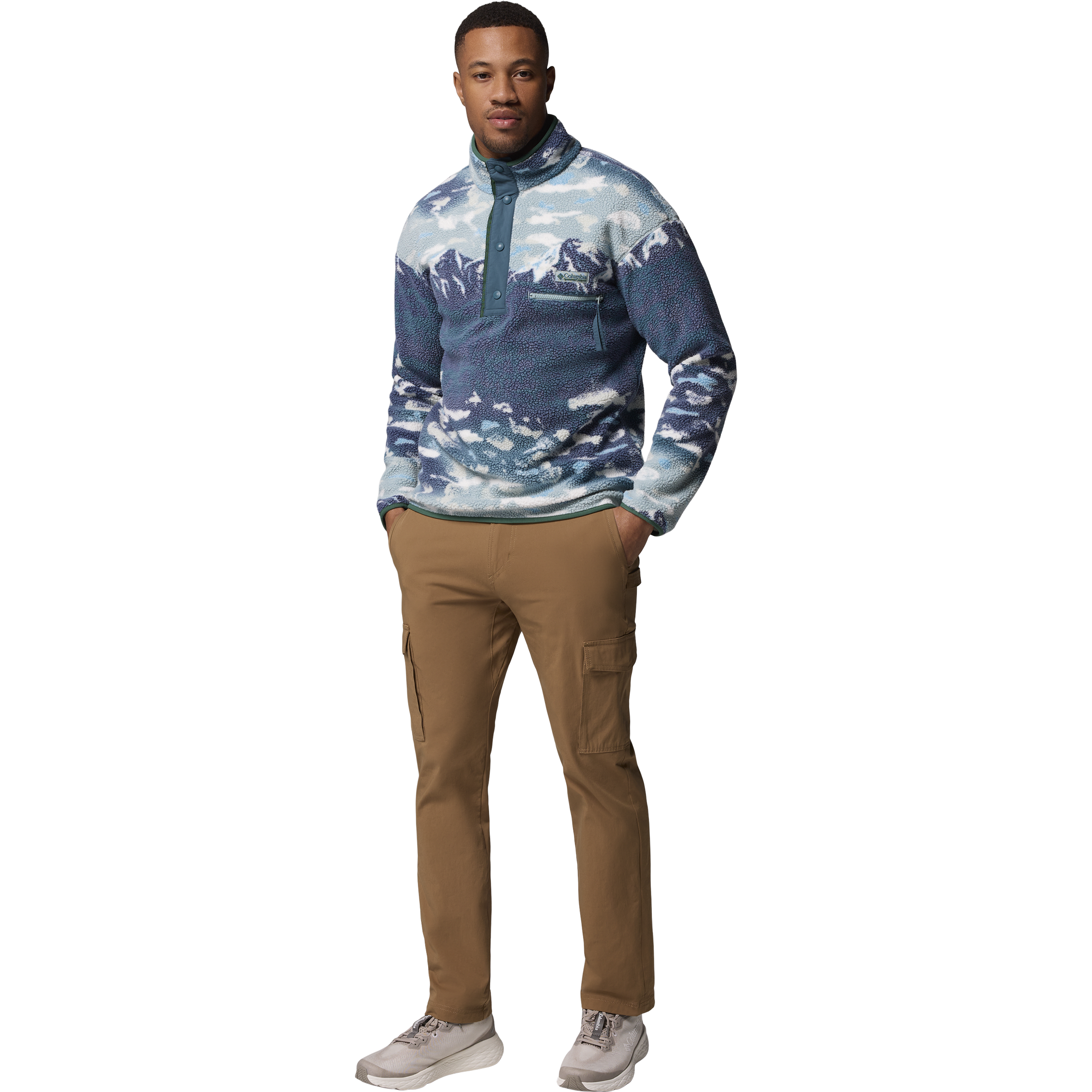 COLUMBIA, M Helvetia&trade; Ii Printed Half Snap Fleece