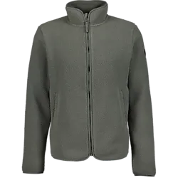 M Pile Zip Shirt - Khaki Grey Standard Small1x1