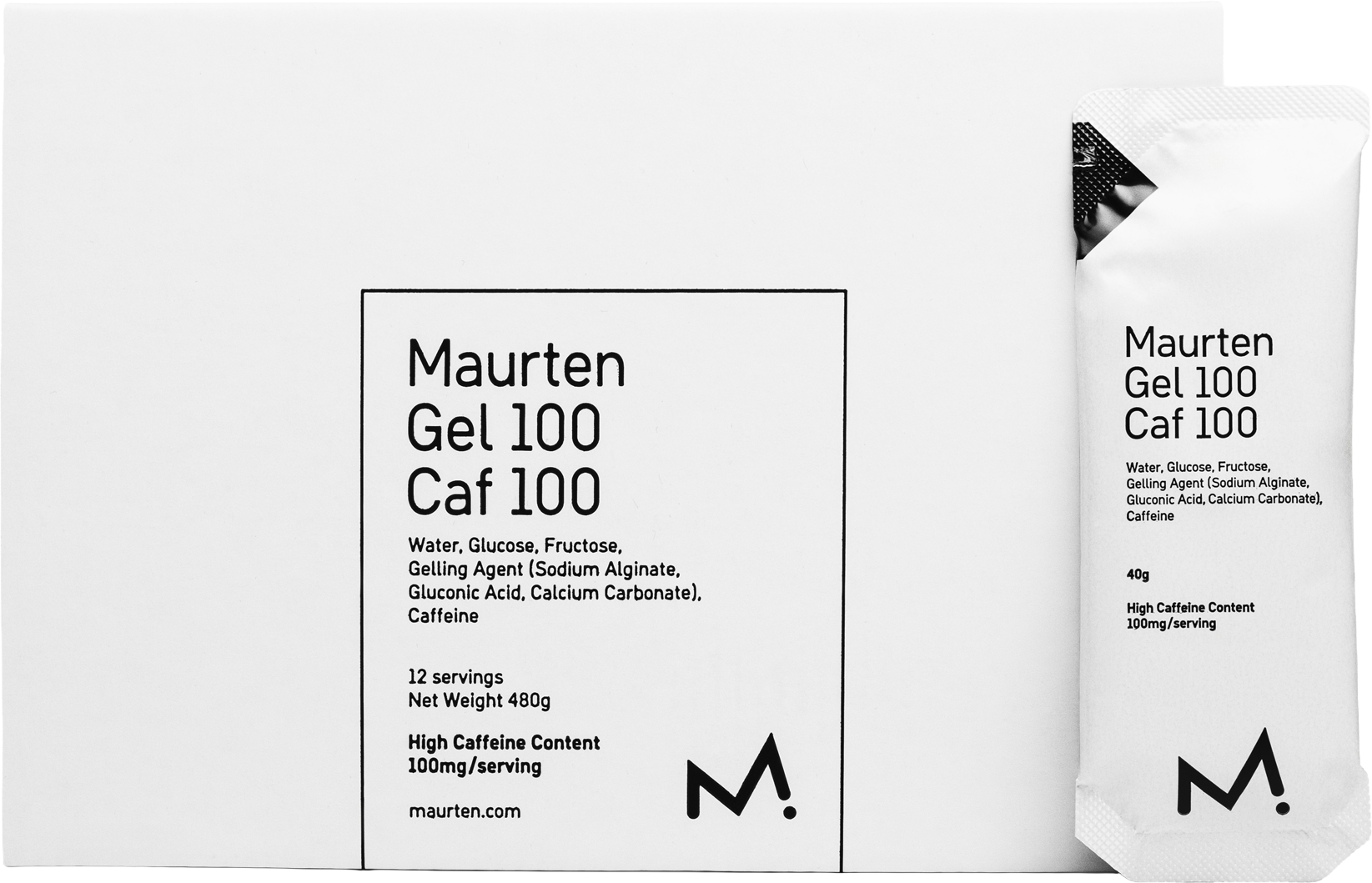 
MAURTEN, 
Gel 100 Caf 100 12Pk, 
Detail 1
