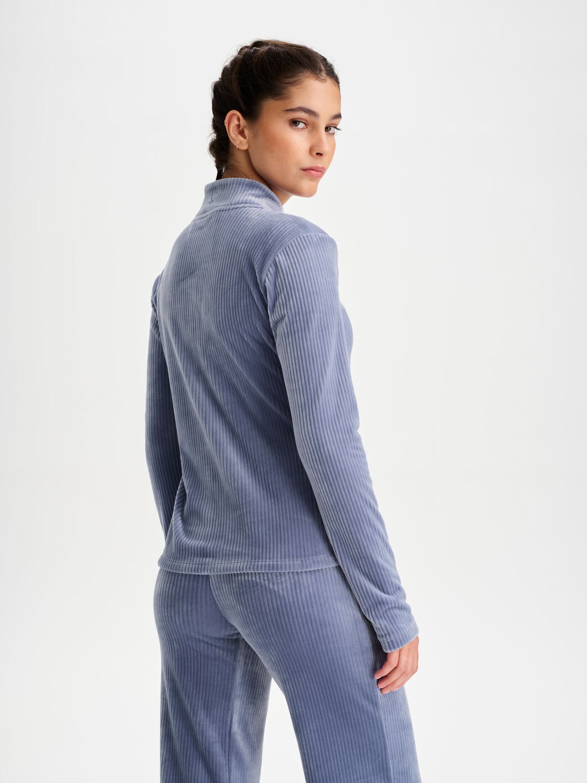 SOC, W Holiday Velvet Zip