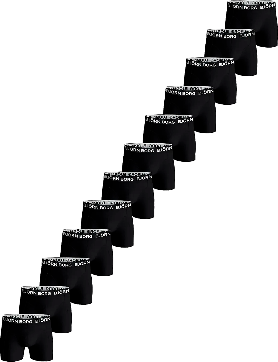 BJÖRN BORG Хлопковые боксеры-стрейч M, 12 шт.