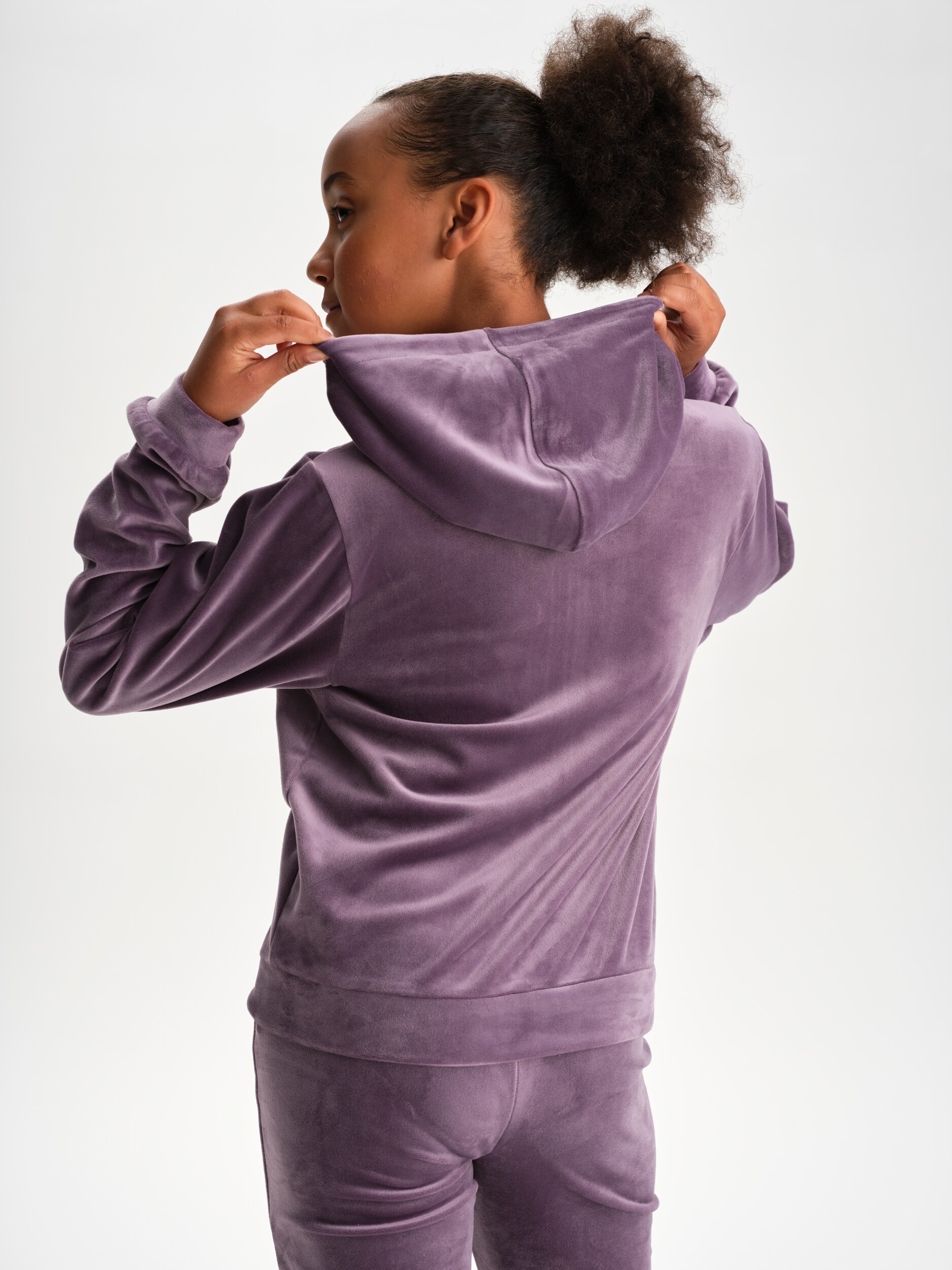 SOC, J Velour Zip Hood