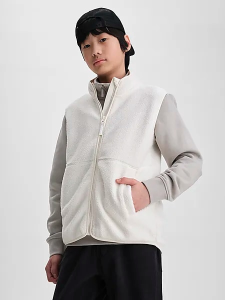 407156102101 EVEREST J Pile Zip Vest 407156102101 EVEREST J Pile Zip Vest Model01 Detail