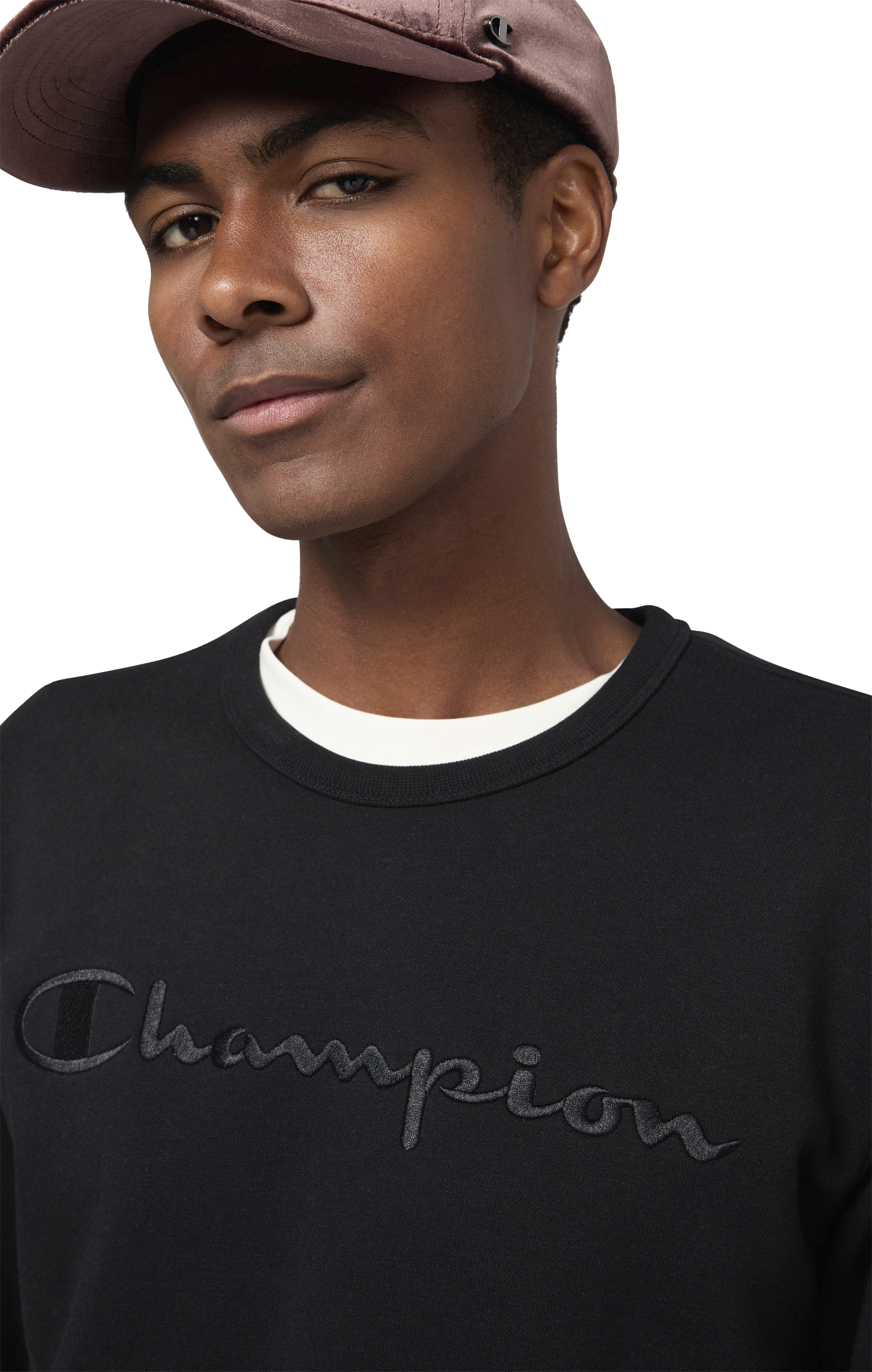CHAMPION, M Big Logo Crewneck