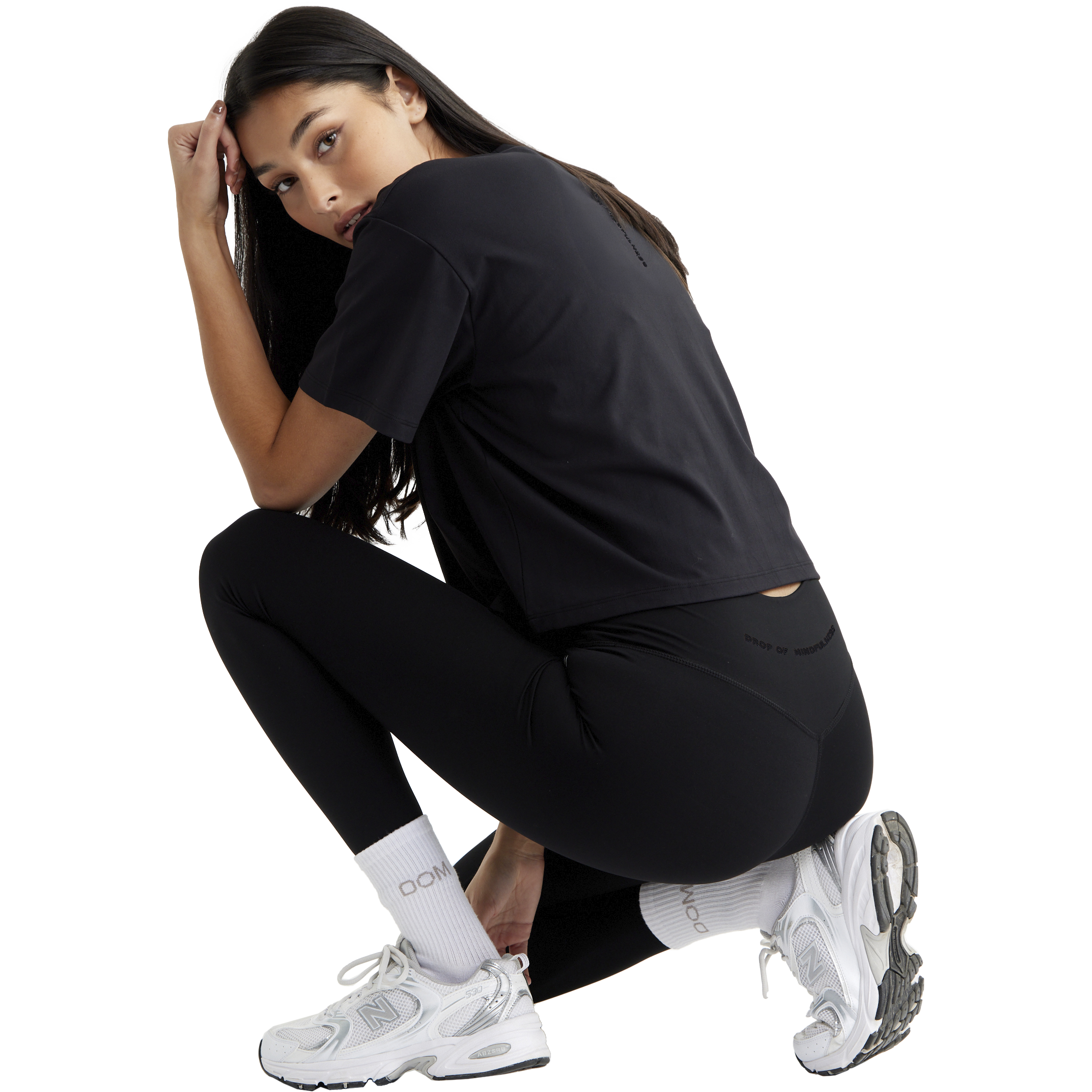 DROP OF MINDFULNESS, Butter Soft Cropped Tee