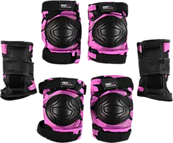 Protect Set Jr - Black/Lilac Standard Small1x1