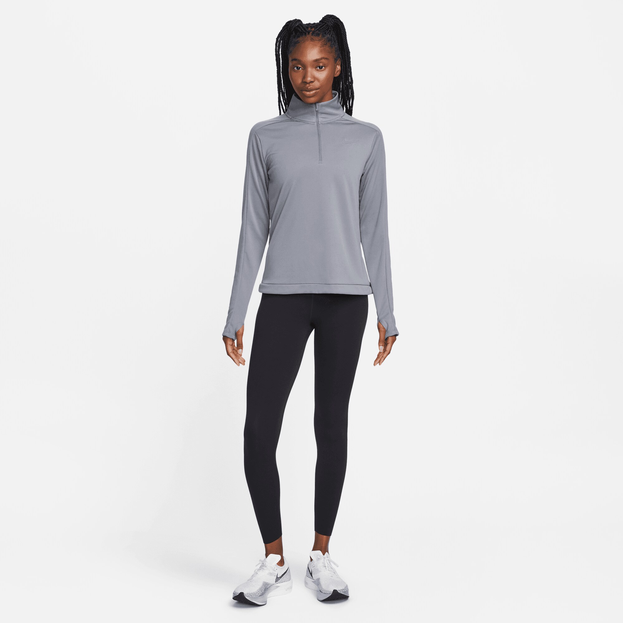 NIKE, W Dri-Fit Pacer 1/2-Zip Pullov
