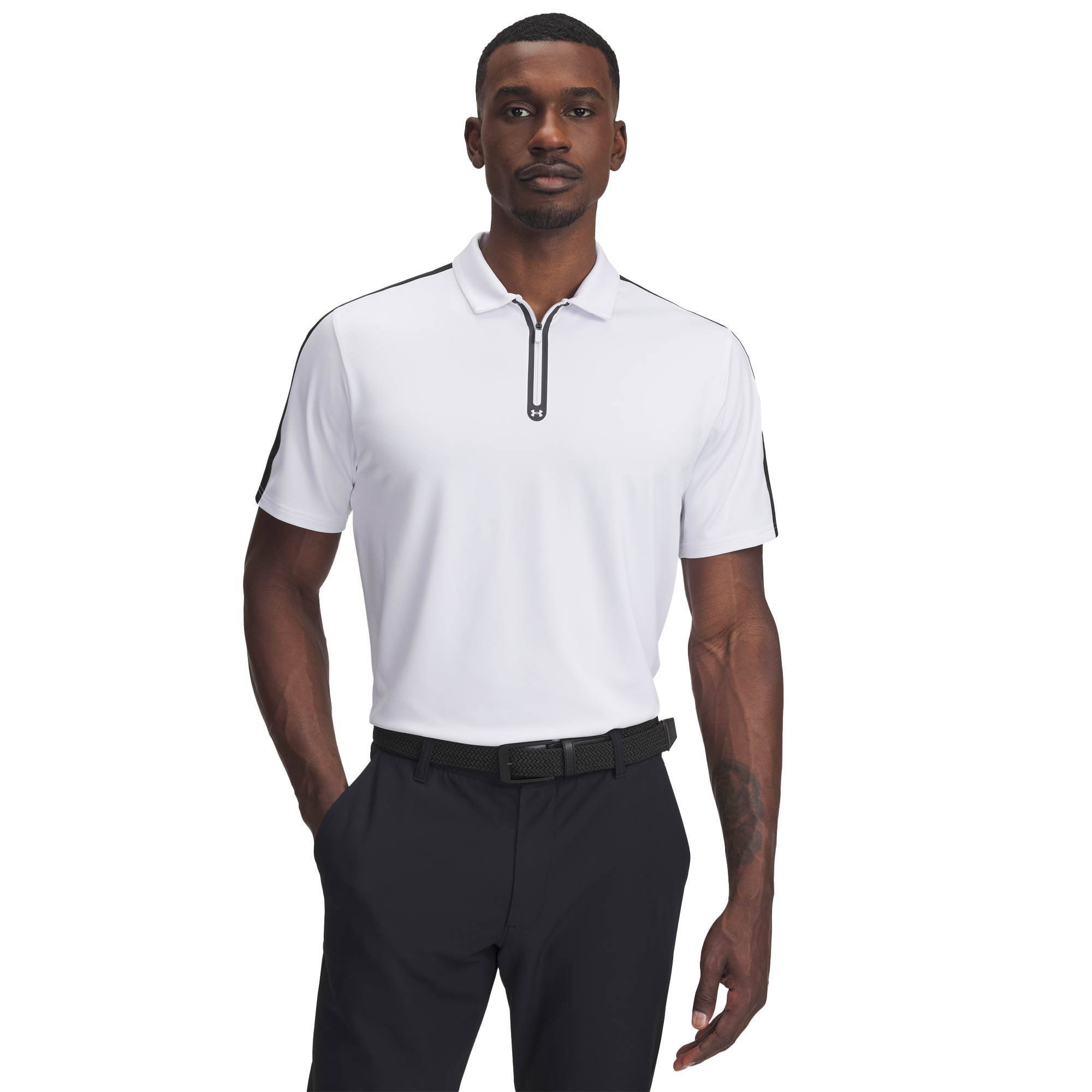 
UNDER ARMOUR, 
M Drive Zip Polo, 
Detail 1
