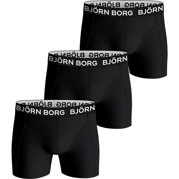 BJÖRN BORG Боксеры из хлопка стрейч J, 3 шт.