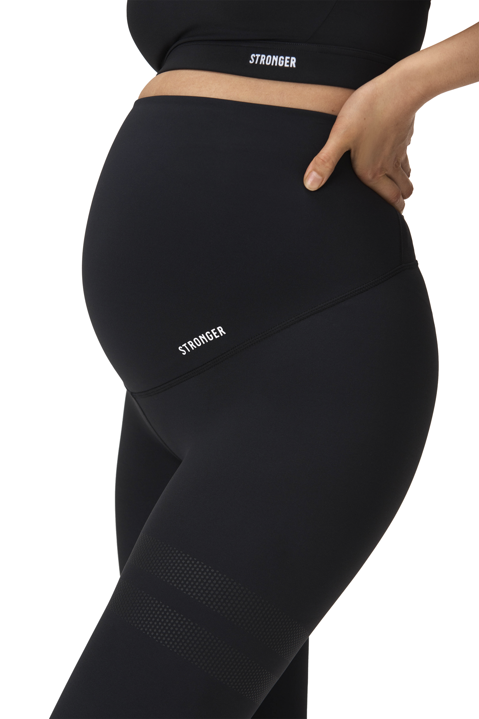 STRONGER, Signature Maternity Leggings