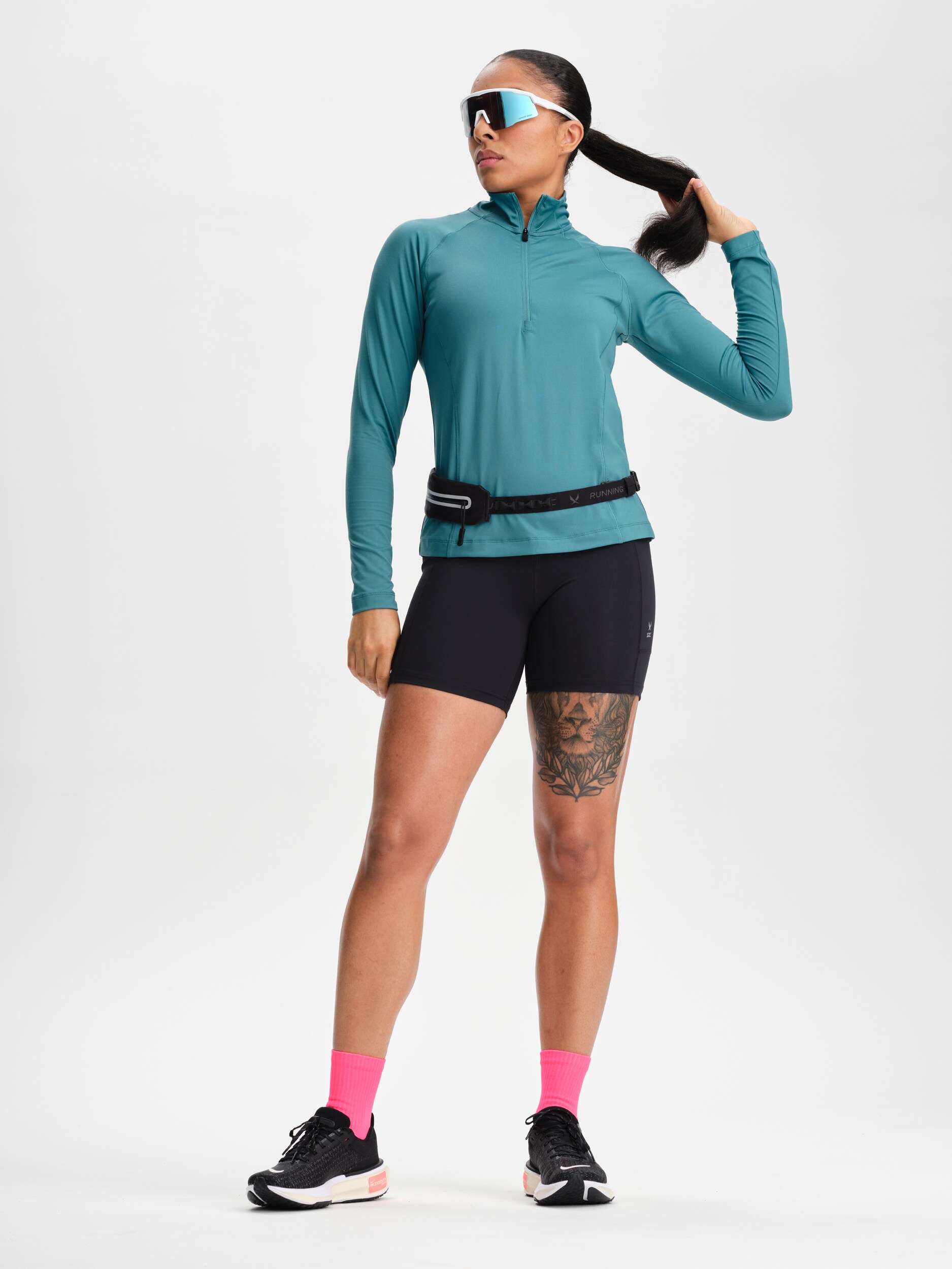 SOC, W RUN LIGHT HALF ZIP