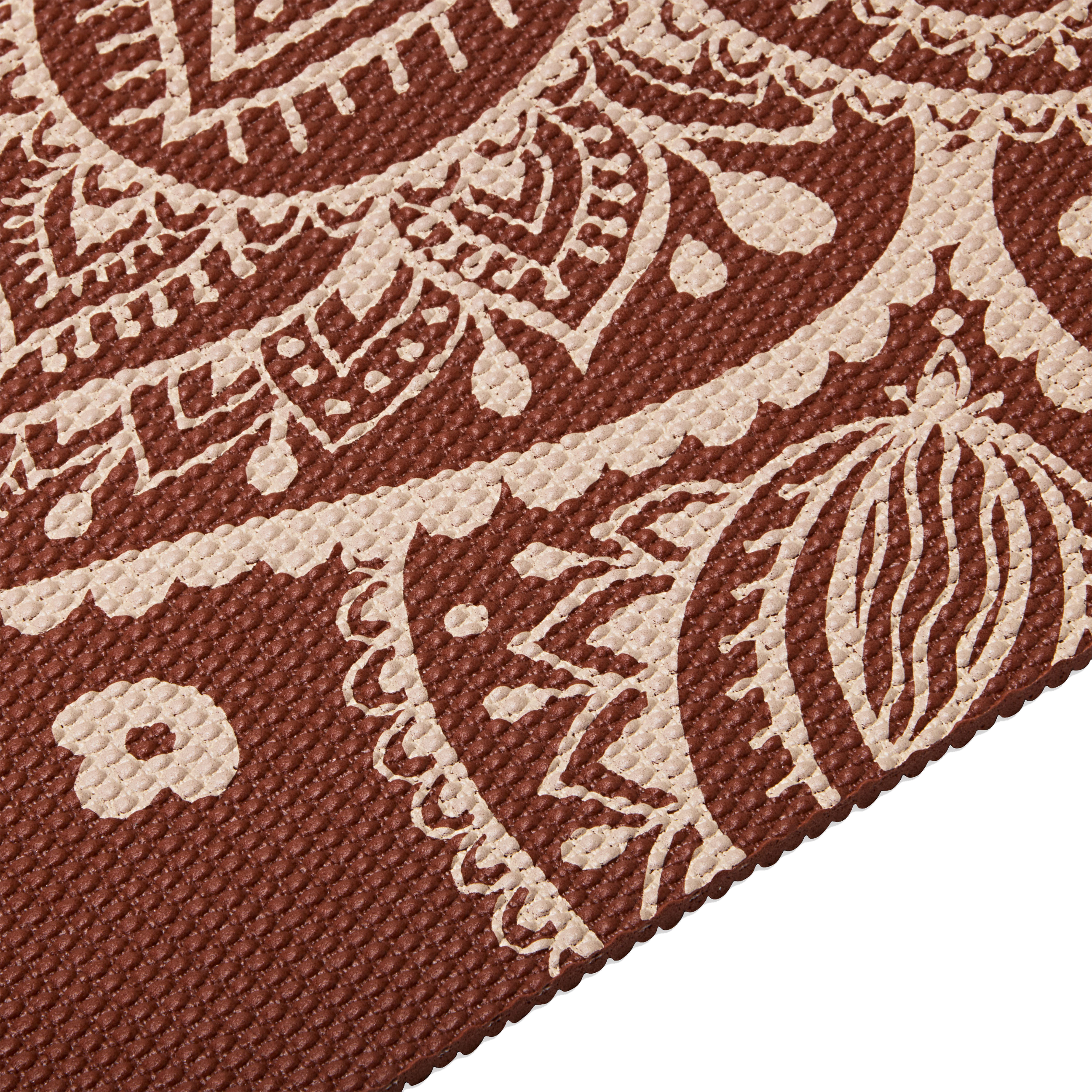 GAIAM, Sundial Flower Yoga Mat Intense Rust 5mm