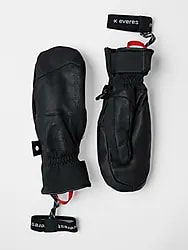 U Alpine Leather Mitten - Black Model01 Small1x1