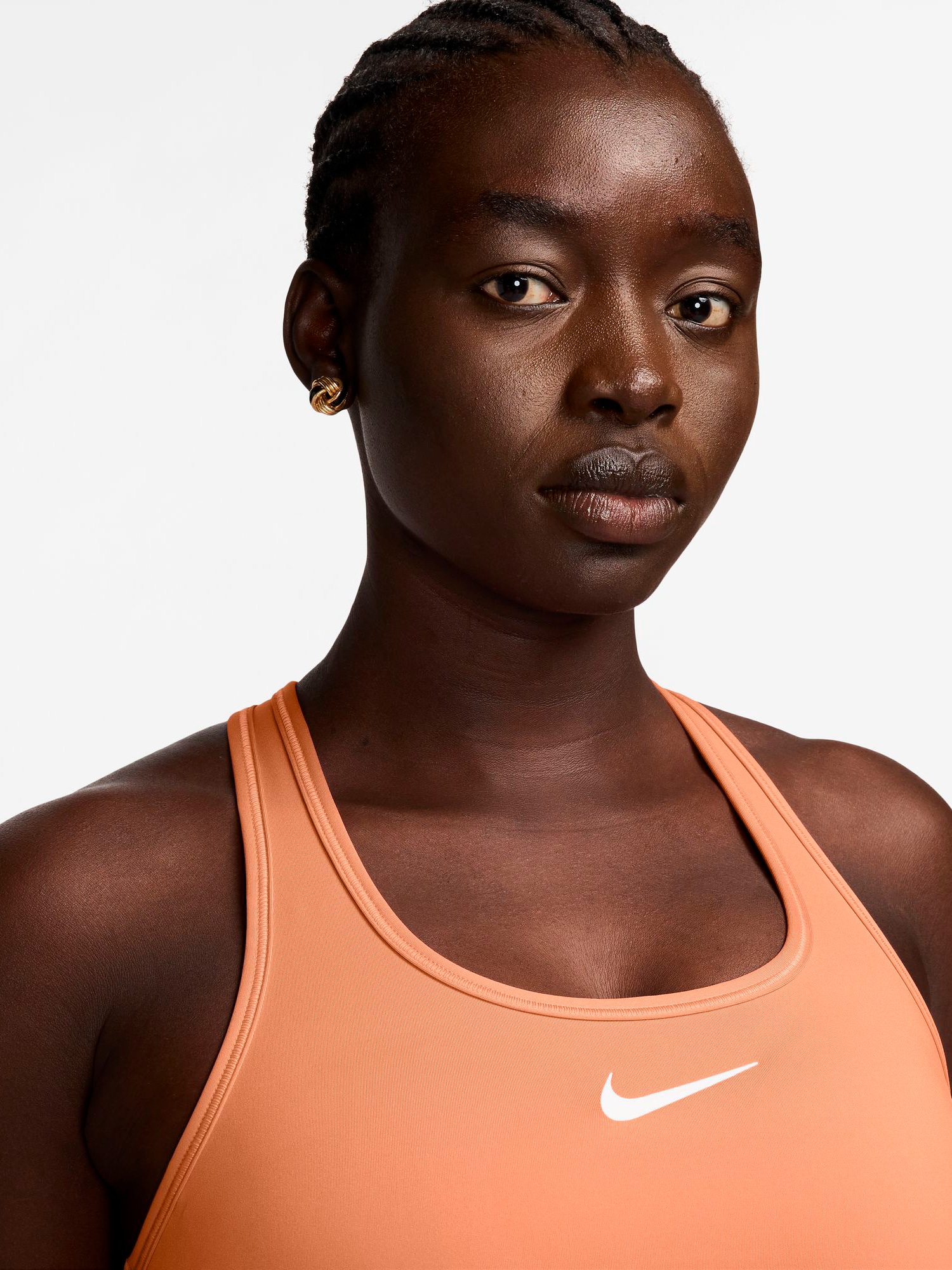 NIKE, W Nk Swsh Med Spt Bra