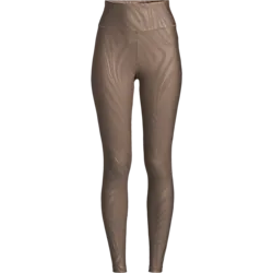 Heat Printed High Waist Tights - Zebra Khaki Standard Small1x1