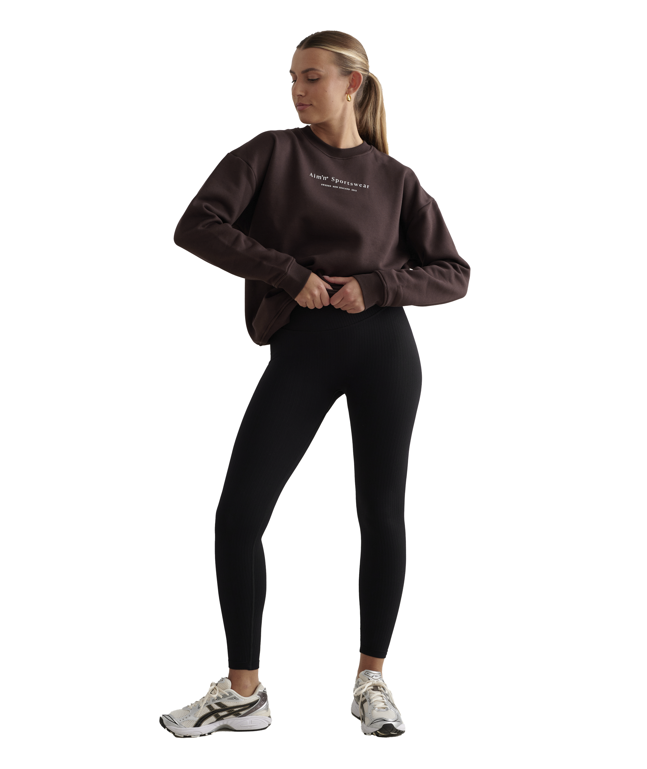 AIM&acute;N, W Serif Sweatshirt