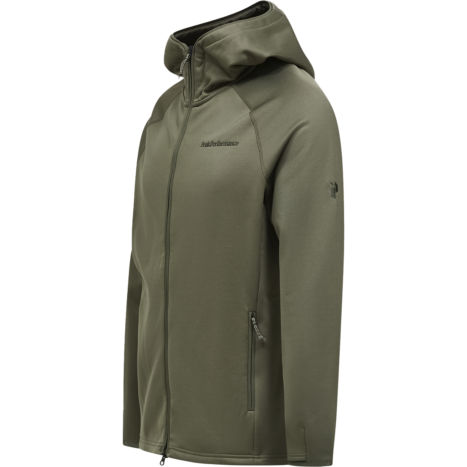 PEAK PERFORMANCE, M Midlayer Zip Hood