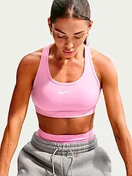 W Nk Swsh Med Spt Bra - PINK RISE/WHITE Model01 Small1x1