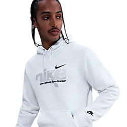 M Club BB Pullover Hoodie Swoosh Sport - White/metallic Model01 Small1x1