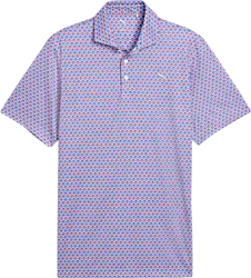 ROSE POLO - WHITE GLOW-BLUE Standard Small1x1