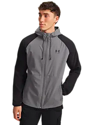 Ua Stretch Woven Windbreaker - CLAY GREEN Model01 Small1x1