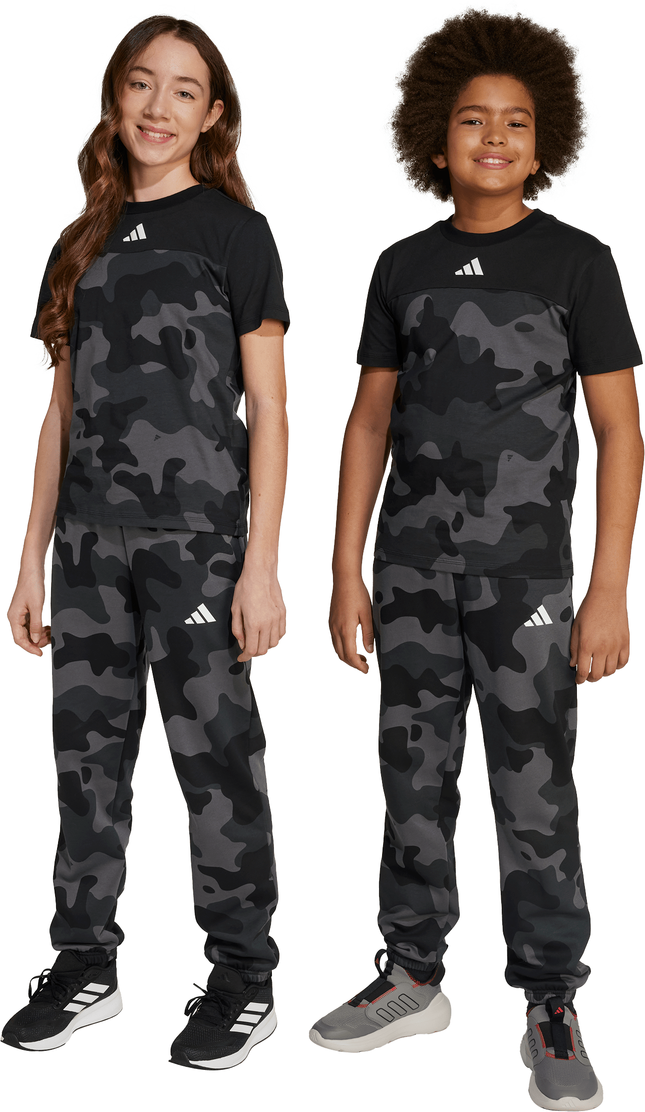 ADIDAS, CAMO FLEECE PANT JR