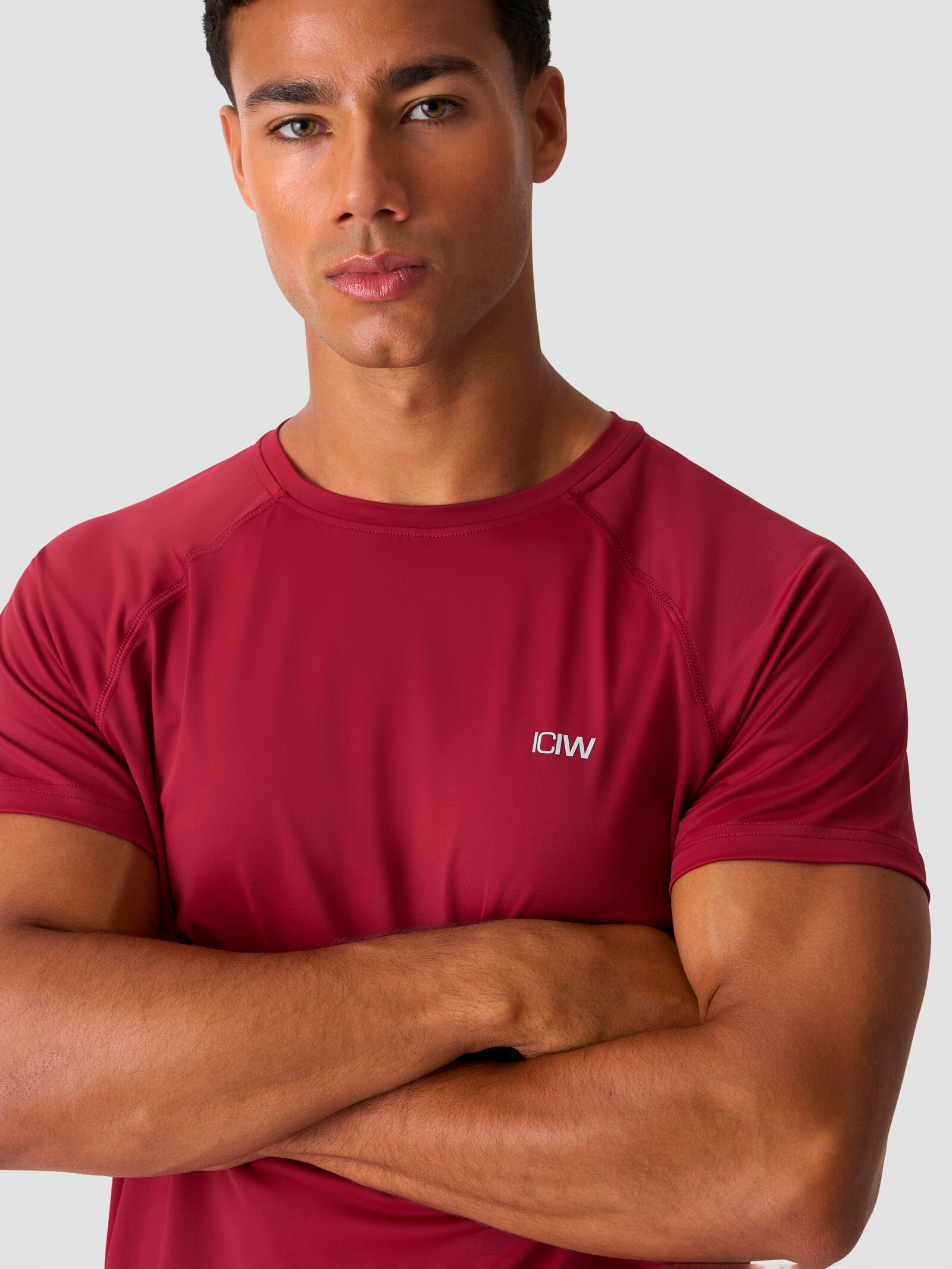 ICANIWILL, M WORKOUT MELANGE T-SHIRT