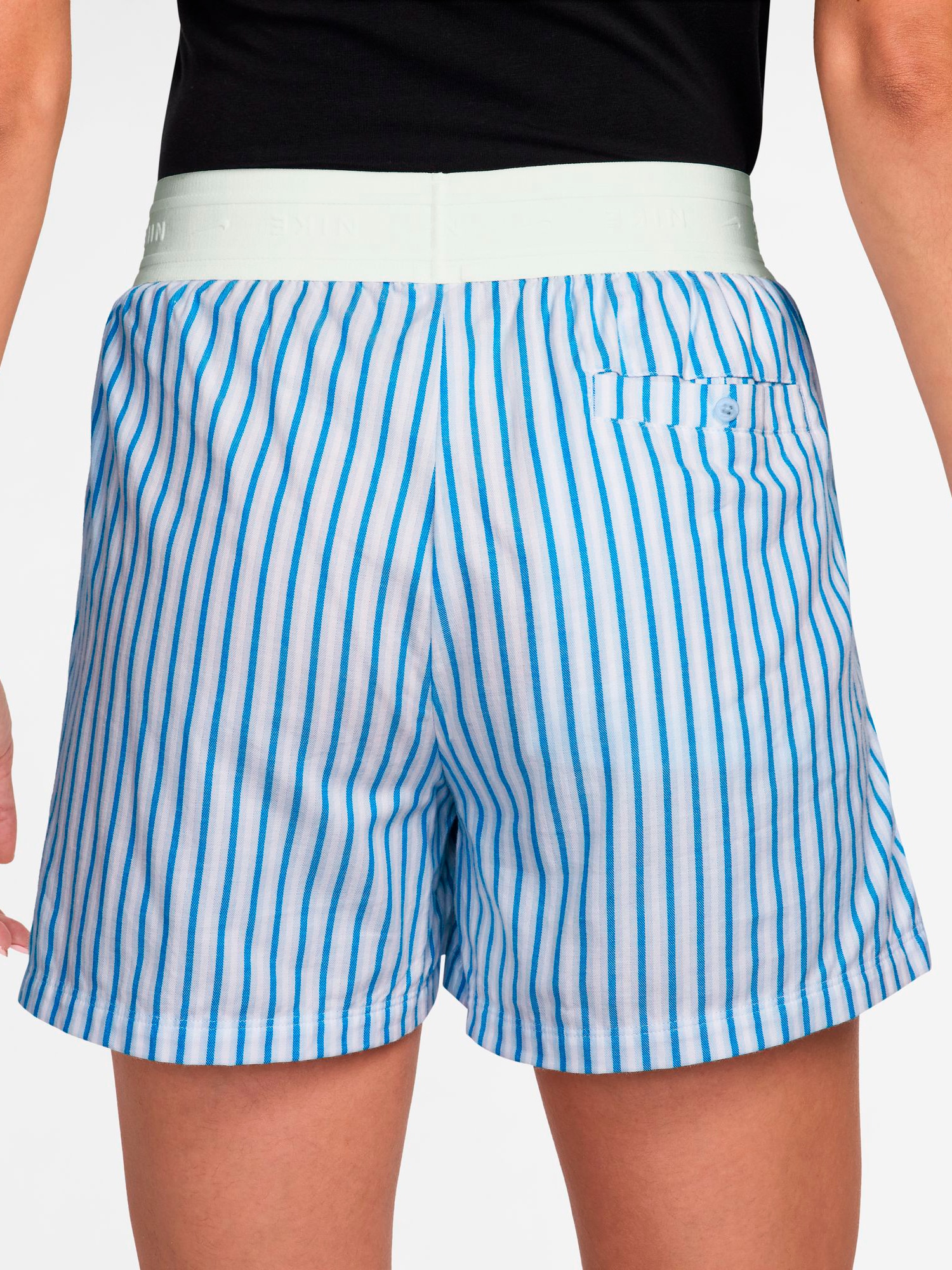 NIKE, W CHILL POPLIN STRIPE SHORTS