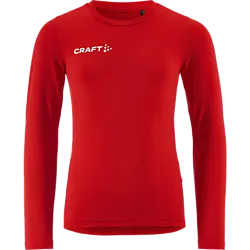 ABILITY BASELAYER LS JR - BRIGHT RED Standard Small1x1