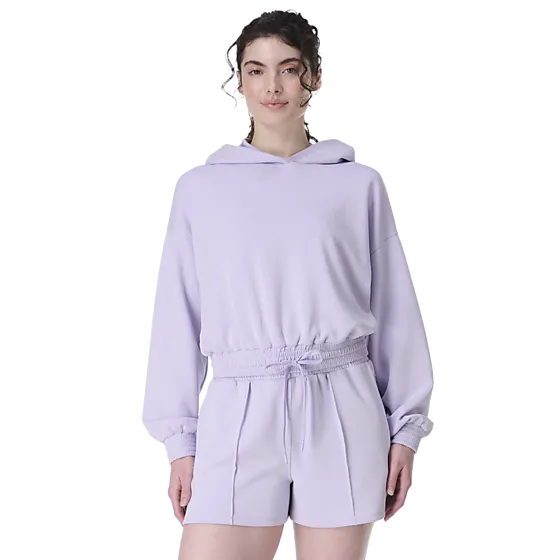 404139101101 SWEATY BETTY Sand Wash Cloudweight Crop Hoo 404139101101 SWEATY BETTY Sand Wash Cloudweight Crop Hoo Model01 Detail